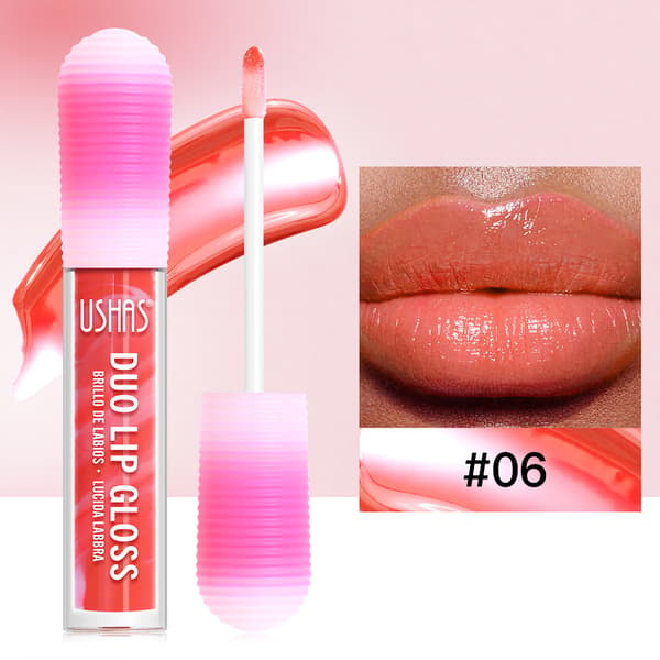 Flytende leppestift, lipgloss, leppefarge, smittefri, langvarig lipgloss UC062