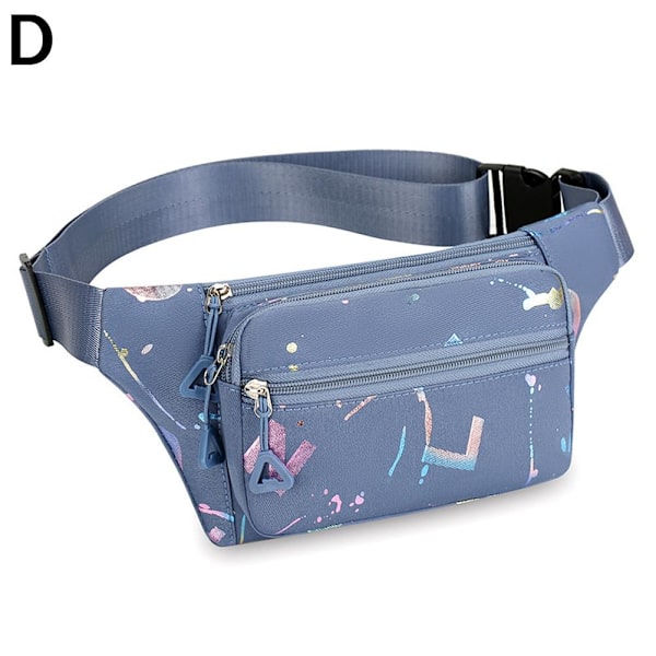 Unisex Crossbody-väskor med stor kapacitet för arbete och sport  Blue One size