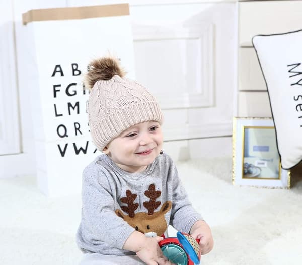 Baby mössa för spädbarn nyfödd småbarn vinter