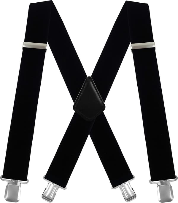 X-ryg kraftige seler til mænd (5 cm brede)