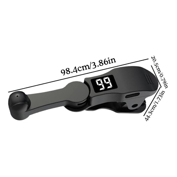 Auto Clicker Liker För Smart Telefon AU Click Cell Clicker Skärm Telefon Snabb black B-02 Digital display