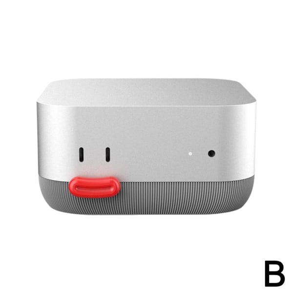 GINTBN Roligt Munställ för Mac Mini M4/M4 Pro 2024, Halkfri black 1 set