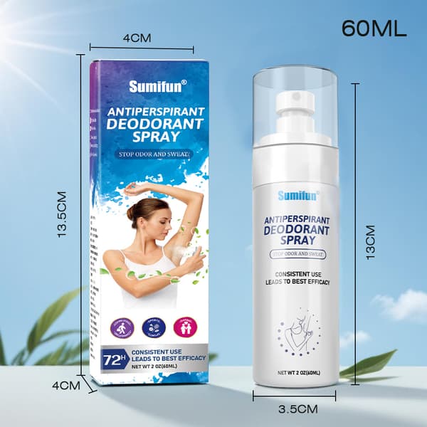Langvarig Deodorantcreme til Underarme - 60 ml Sprayflaske (V40003)