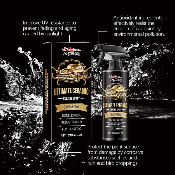 Quick Coat Spray til bilvoksning og pletforebyggelse, 120 ml