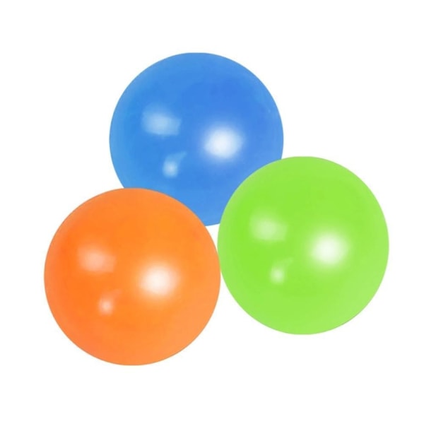 Klibbig Måltavla Ventilationsboll Stärker Den Ljusande Stickvägg Kastleksak Boll Mål D4l9