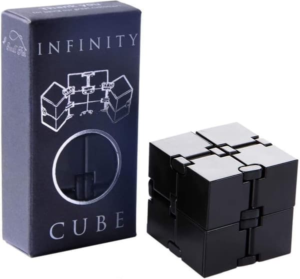 Infinity Cube Sensorisk Fidget Legetøj, EDC Fidgeting Spil til Børn og Voksne, Cool Mini Gadget Bedst til Beroligelse og Stresslindring og Tidsfordriv, Autisme T
