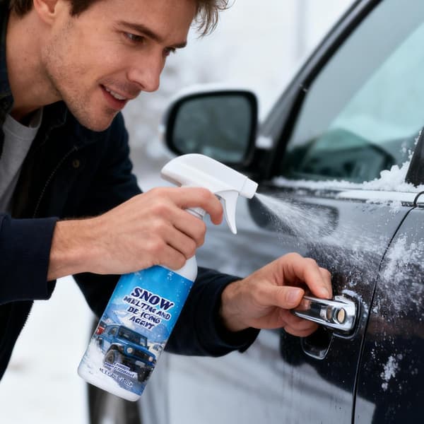 Avissingsspray - 120 ml, irritasjonsreduserende hurtigvirkende glassnøfjerner, frontrutedefrosting