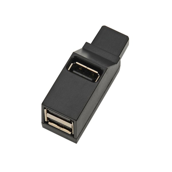 USB Multi Port Adapter High Speed 3.0/2.0 Hub Multiple För PC OT black usb3.0