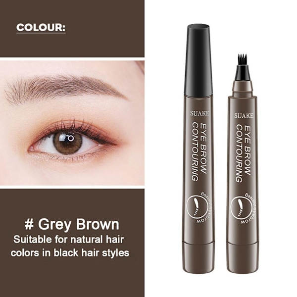 1 st Makeup Eyebrow Long-lasting Natural Liquid Eyebrow Pencil F Light brown one size