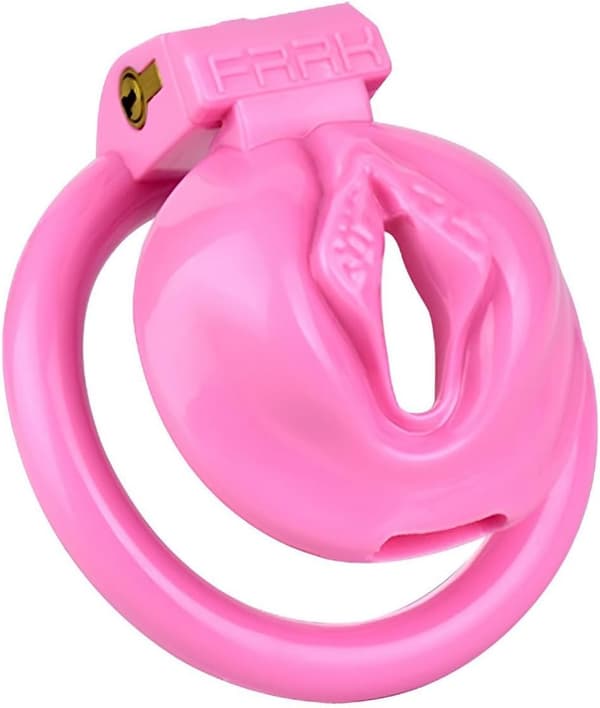 Manlig dold osynlig kontrollbur med droppassistentrem (US-A61) (Rosa)
