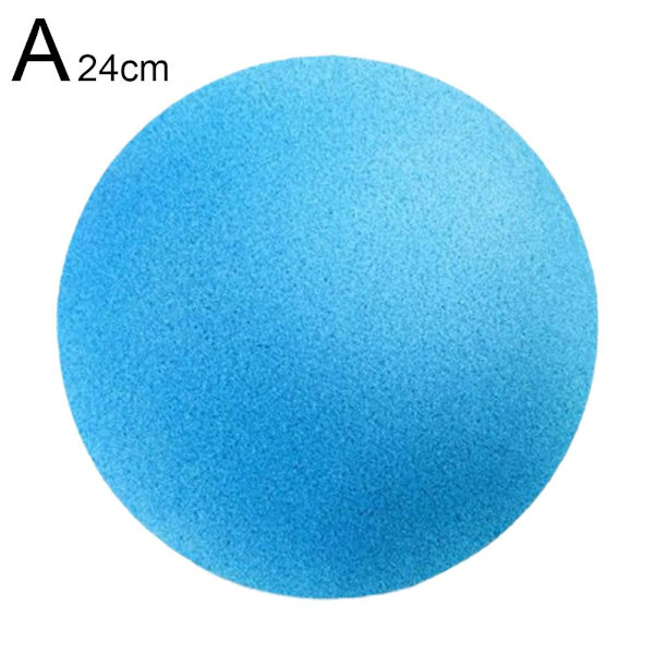 Studsboll Elastisk Tyst Studsboll Tyst Inomhus Basketboll Baby Skumleksak Tyst Lekplats Studs Basketboll Barn Spo blue no.7 24cm