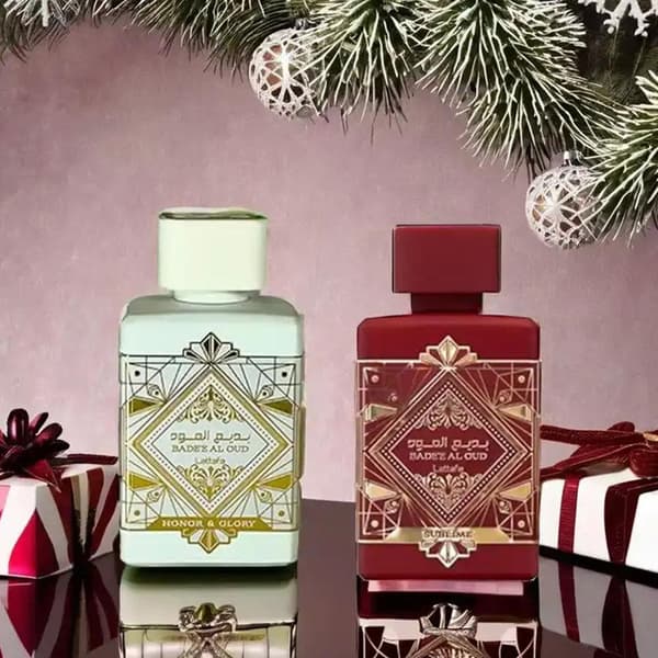 Bade'e Al Oud for Glory av Lattafa 100ml EDP Spray - Gratis ekspressfrakt Badee\" red 1 item