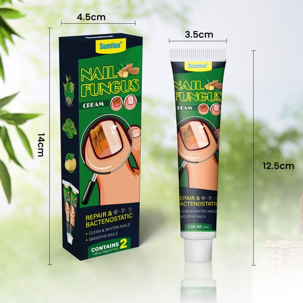 Neglelysende behandlingscreme mod neglesvamp - 60g x 2 tuber 60g
