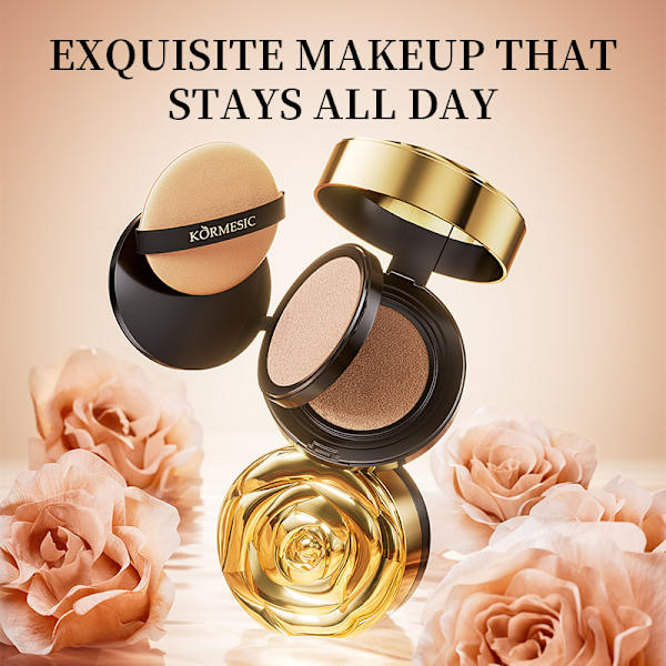 Rose Flawless Double-Layer Cushion Foundation til kvinder