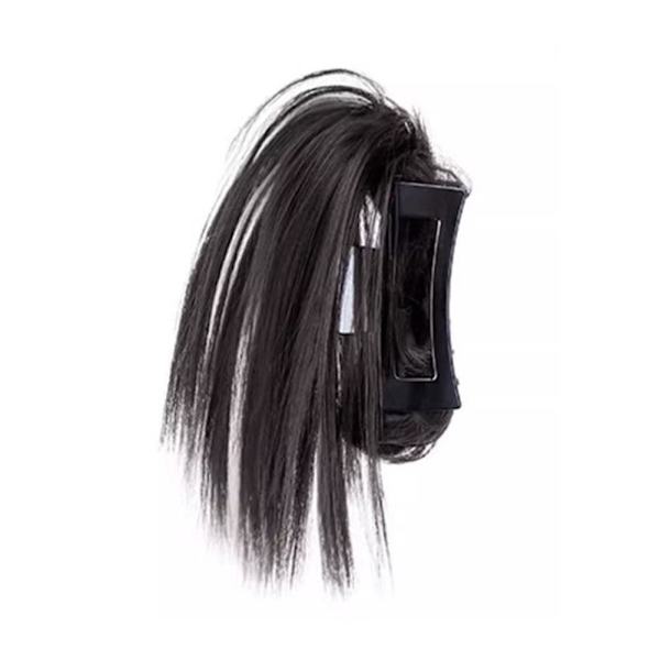 Hästsvans Peruk Kvinnlig Fluffig Lat Vind Fontän Halv Hästsvans Bunden Tjej F2 K6B6 black 30cm