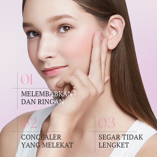 Fuktgivande UV-skydd Cushion Compact med Concealer