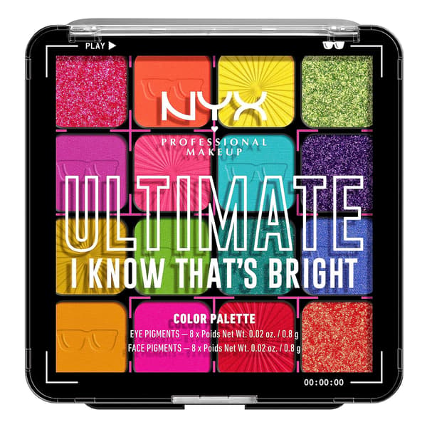 PROFESSIONAL MAKEUP, Ultimate Shadow Palette, Luomiväripaletti - I Know That's Bright