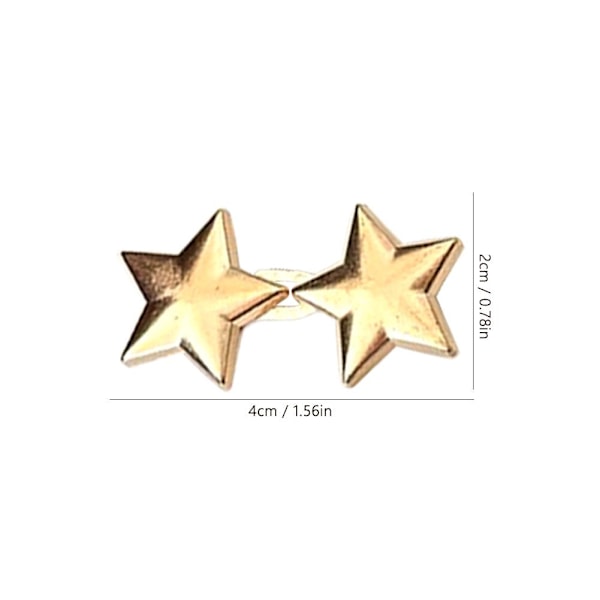 1 par multifunktionella Little Star midjespännen: Inga stansningar & Anti-Exp G4R6  silver onesize