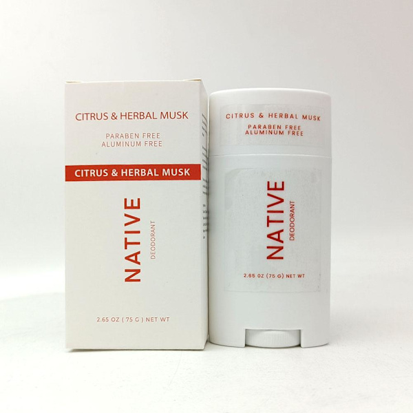 75 ml Native Deodorant Gurka & Mint / Citrus & Musk / Kokos & Vanilj. green 75g