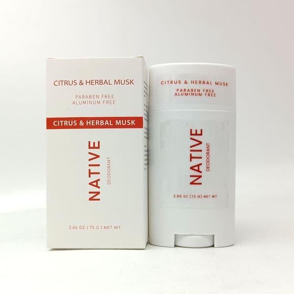 75 ml Native-deodorantti Kurkku & Minttu / Sitrus & Myski / Kookos & Vanilja.