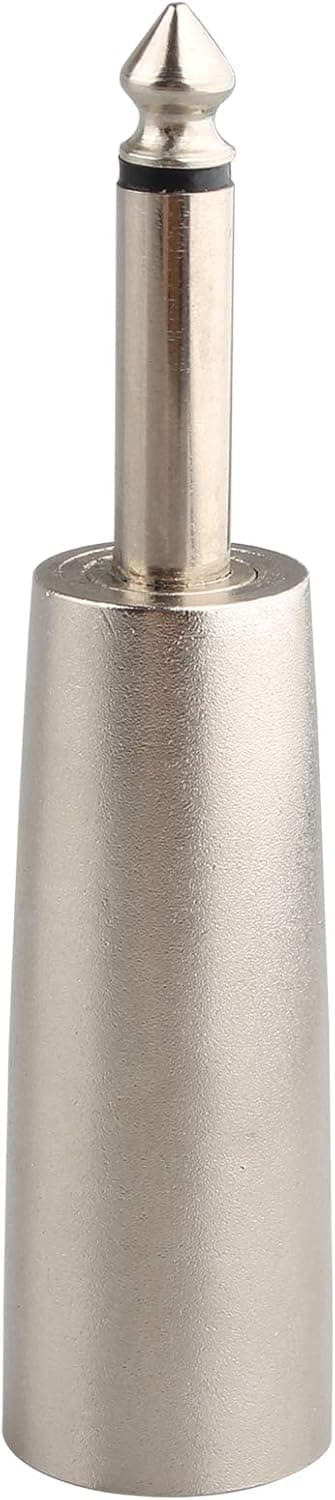 2 STK XLR Hanstik til 6,35 mm 1/4 tomme Mono Jack Stik Audio Adapter