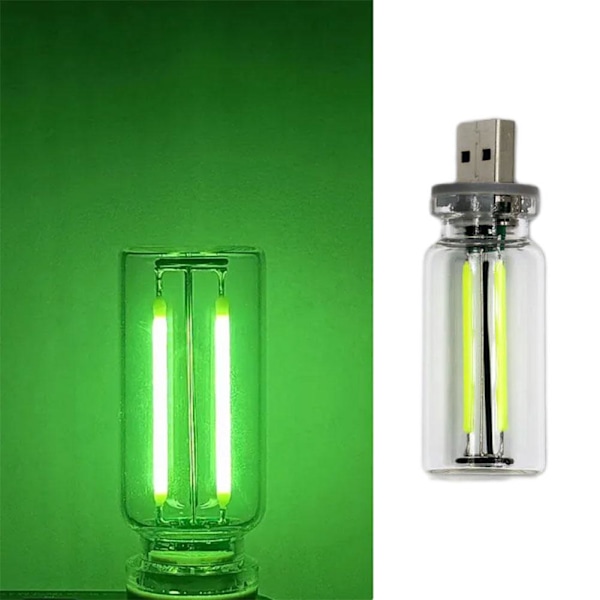 Touch Control LED Nattlampa - Mini USB-lampa med Flerfärgade Stämningsljus, Atmosfärsljus för Bil, Dimbar C 1pcs