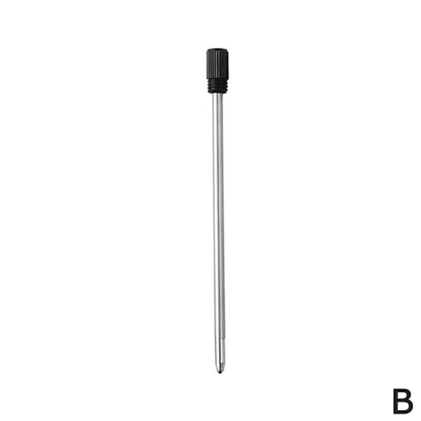 10 st kulspetspennrefill, utbytbara bläckpennarefill, metallbal black one-size 10pcs