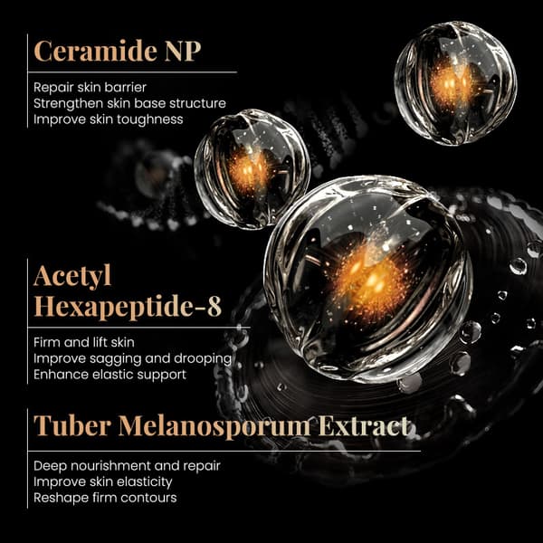 Musta side elastinen kasvovoide - Kosteuttava kosteus Face Cream 100g