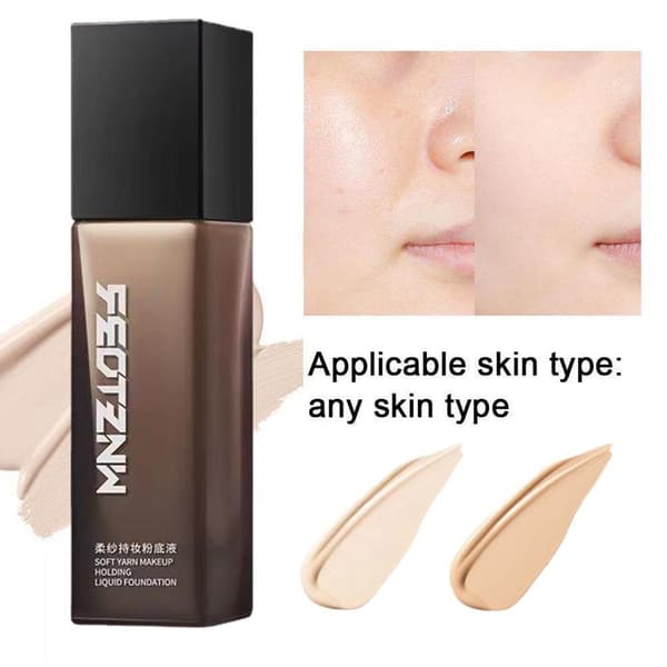 Flytande foundation för makeup Hudvårdsmask Hållbar foundation 30✨c Döljer Ny E7