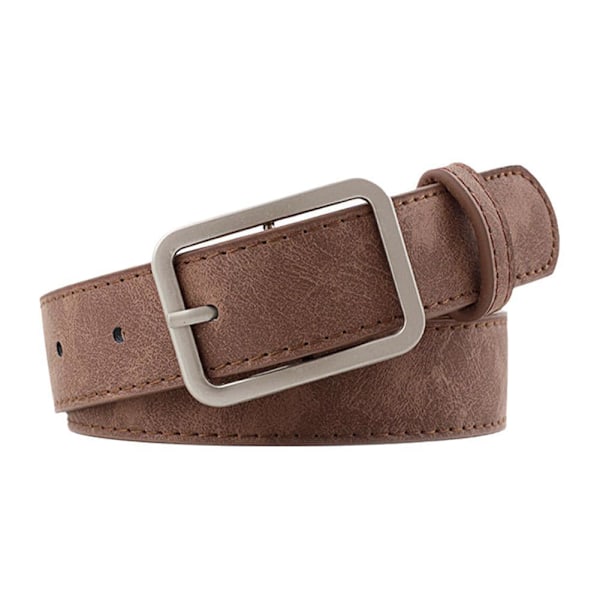Dam Breda Modebälte Kvinnor Midjebälte Elastisk Stretch KhakiA One size