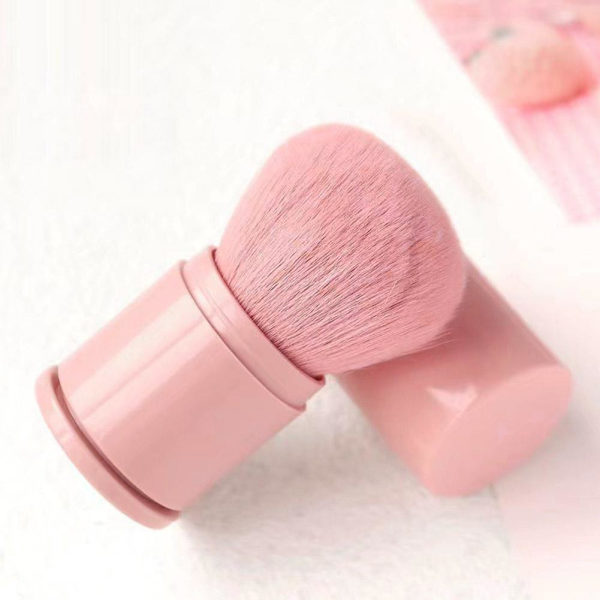 Infällbar sminkborste, portabel mini infällbar rougeborste Hot U5 bronzing brush 1pcs