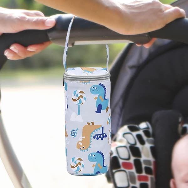Bärbar kylväska för bröstmjölk och nappflaskor
