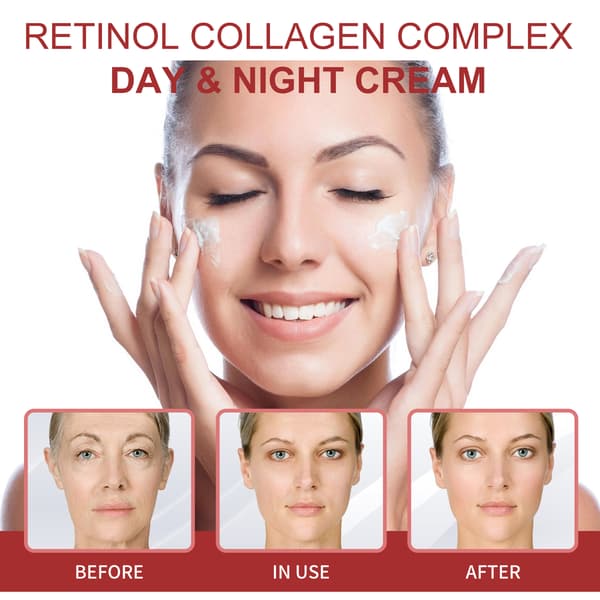 Retinol ansiktskrem - fukter, lysner, strammer opp og dypt hydrerer fine linjer