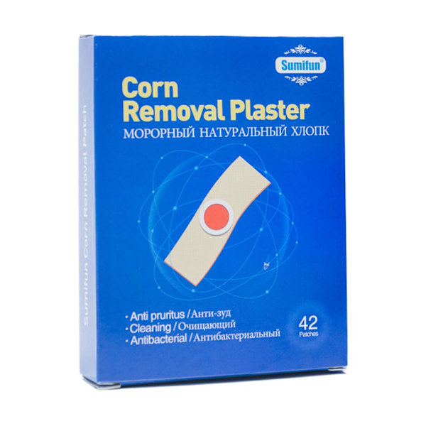 Corn Patch 42 Stycken Plåster för Borttagning av Förhårdnader Död Hud P