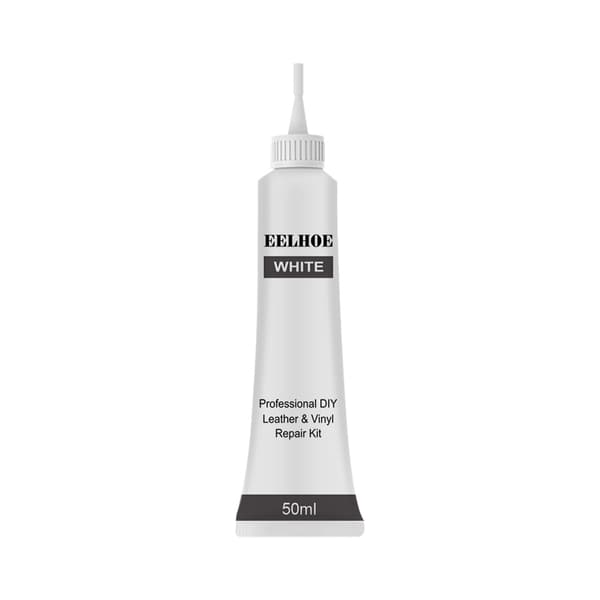Læderrestaureringscreme til biler og tasker - hvid, 50 ml
