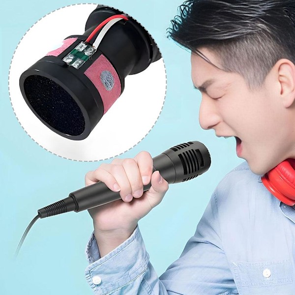 Trådbunden mikrofon Handhållen mikrofon för karaoke Sång DJ Inspelning L