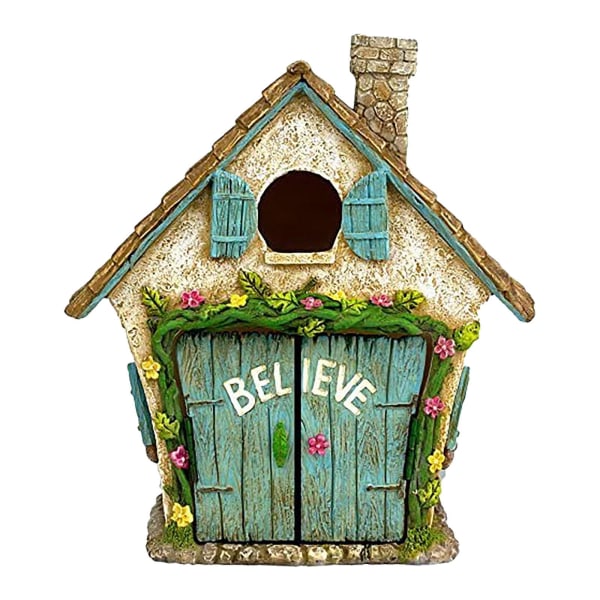 pulunto Miniatyr Fairy Gnome Dörrfigurer Fairy Garden Door A B One-size