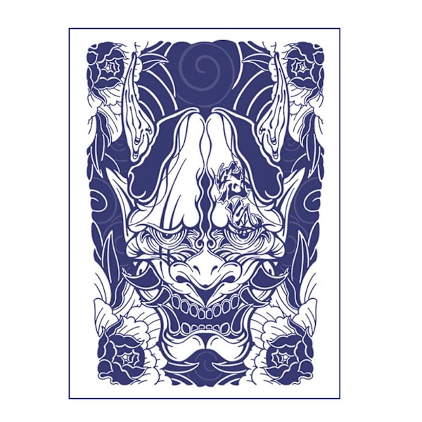 Vattentät Fruktjuice Herb Tattoo-dekal Avtagbar Kropp Kreativ style 7 1pcs