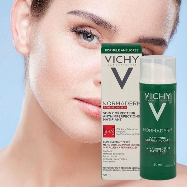 Vichy Normaderm Global Anti-Imperfection Återfuktande Vård 50ml Ny
