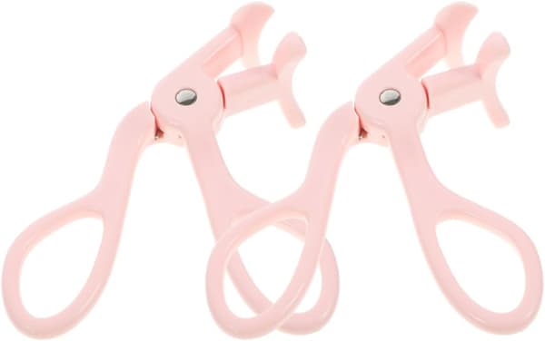 2 stk. øjenvippebukker i plast Mini vippeassistentværktøj Bærbar øjenmakeupbukker til rejser Ingen klemning Kort øjenvippebukning