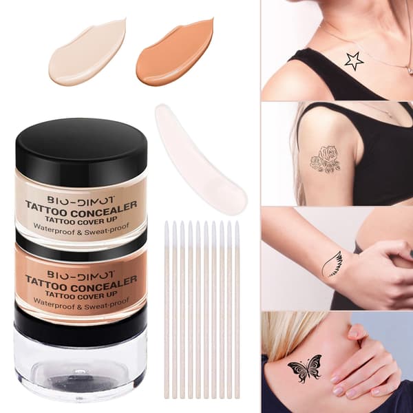 Tone Tattoo Concealer - Vanntett og Svettebestandig, 20ml Type B 20ml
