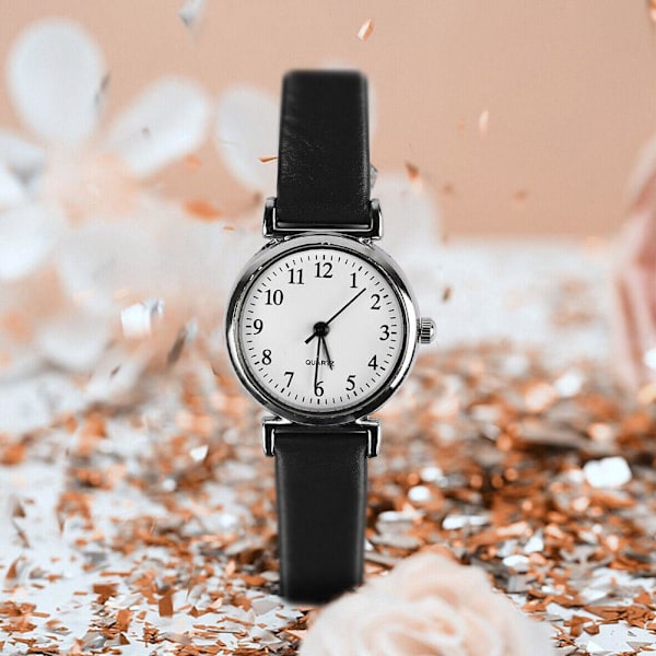 Damklockor Dam Small Quartz Analog Klocka Mode Black One size