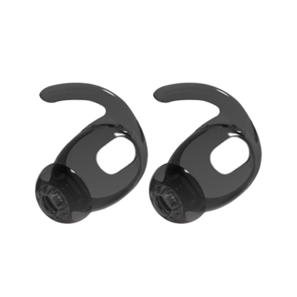 Öronpropps-öronspetsar Anti-Slip Silikonöverdrag Passar För AirPods 4 Rep transparent black S