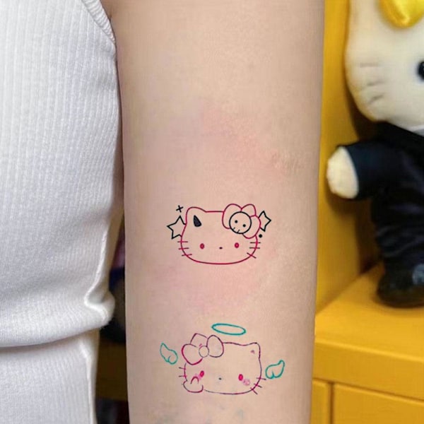 Cinnamoroll Temporär Tatuering ▲ζ W7A5 H9U4 F4O2 W2V7 24pcs 1set