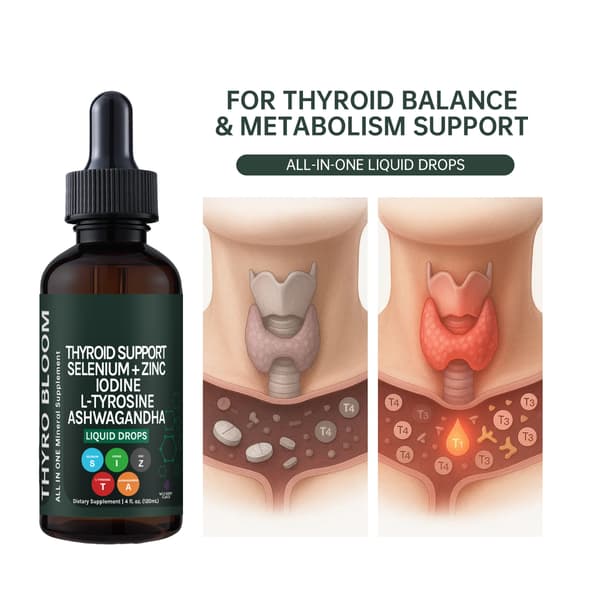 Sporelementtilskudd i dråpeform for optimal helse - 120 ml