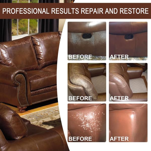 Læderreparationssalve til bilsæder og møbler, 20 ml