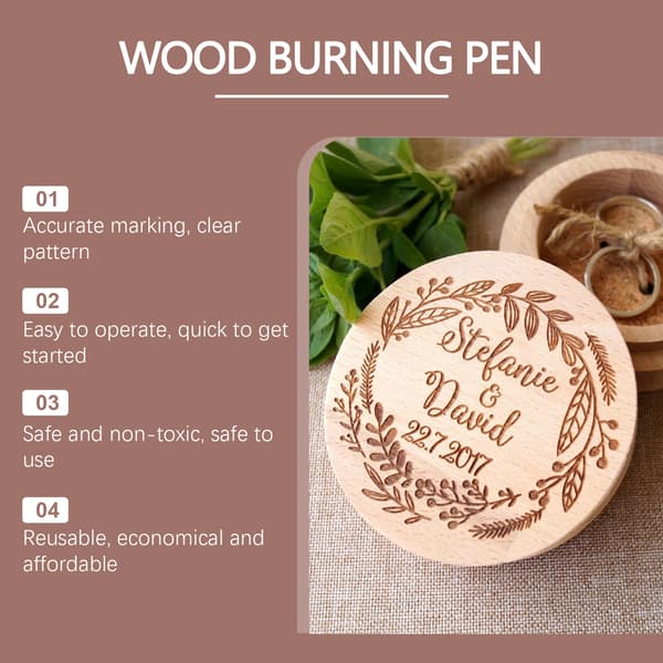 Træbearbejdning pyrografipen, træbrændingsmarkør, børns DIY håndværksdesign pyrografipen