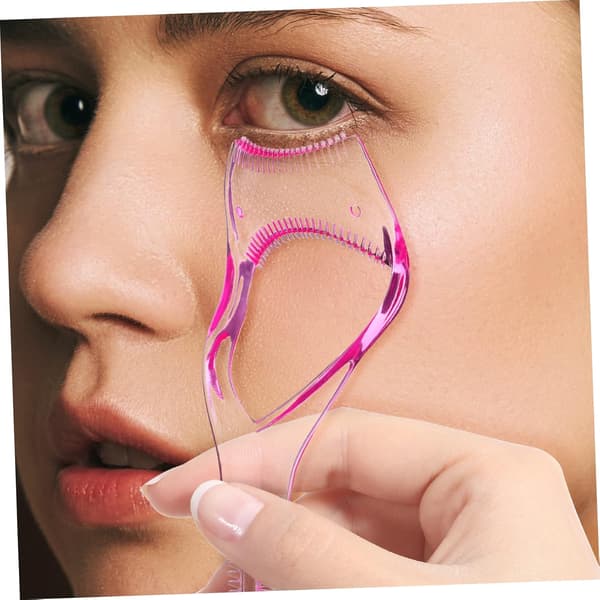 Professionel øjenvippehjælp Genanvendeligt øjenvippeassistentværktøj Makeupstencil til kvinder
