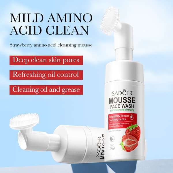 Aminosyre Ansigtsrens, Rose Mousse 120ml Rose 120ml