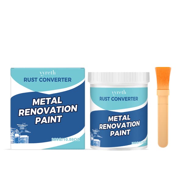 Rustfjerner-sæt til skinnende metaloverflader - 300g + børste